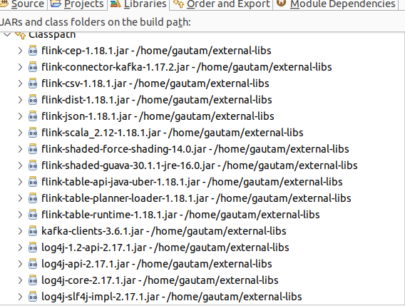 .jars 将包含在类路径/构建文件中